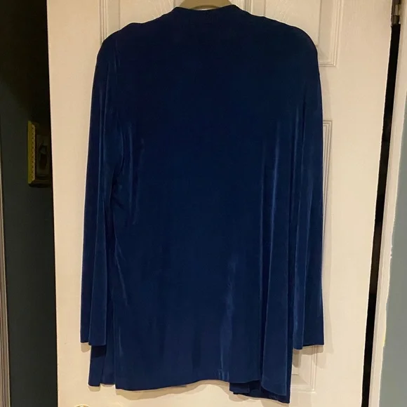 Chico's Travelers Blue Ensemble 3 Pieces Size 2 - Picture 9 of 10